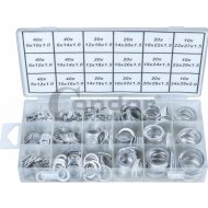 Aluminium Unterlegscheiben Set 450 Stück Dichtringe Sortiment - c.9160.png