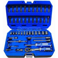 Steckschlüsselsatz 46-tlg 1/4'' Verlängerung Ratsche BIT TORX Schlitz Kreuz  - ht1r416.jpg