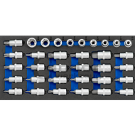 Schaumeinlage für Werkzeugwagen Einlage mit Steckschlüssel TORX IMBUS XZN TORX-E  - wc.7135.png