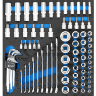 Schaumeinlage für Werkzeugwagen Einlage mit 81 Stück Steckschlüssel Schraubenschlüssel, Imbusschlüssel - wc.7181.png